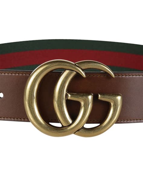 red and green leather gucci belt gold|web belt with g buckle.